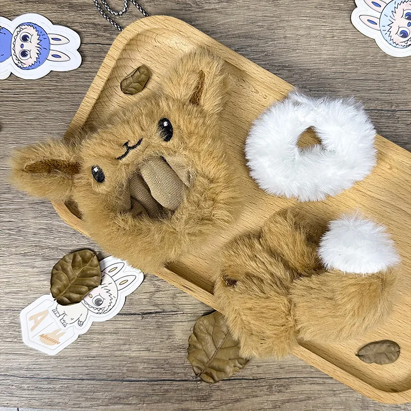 Per 10 centimetri Labubu Vestiti Pokémon Pikachu Eevee Peluche Tuta Set Labubu Bambole 4.0 Cartoon Dress Up Abbigliamento FAI DA TE giocattolo Accessori