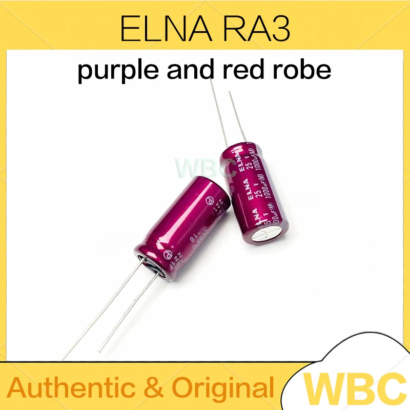 10PCS/Lot ELNA RA3/RBD Purple Red Robe 4.7uF~ 10000uF 10uF 22uF 47uF 100uF 220uF 470uF 1000uF 2200uF 4700uF 25V 35V 50V 63V
