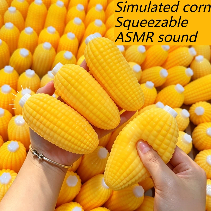 ASMR Niedliche Weiche Simulations-Mais Anti-Stress Squishy Fidget Spielzeuge Entspannungsbälle Langsam Zurückfedernde Dekompressions-Quetschspielzeuge