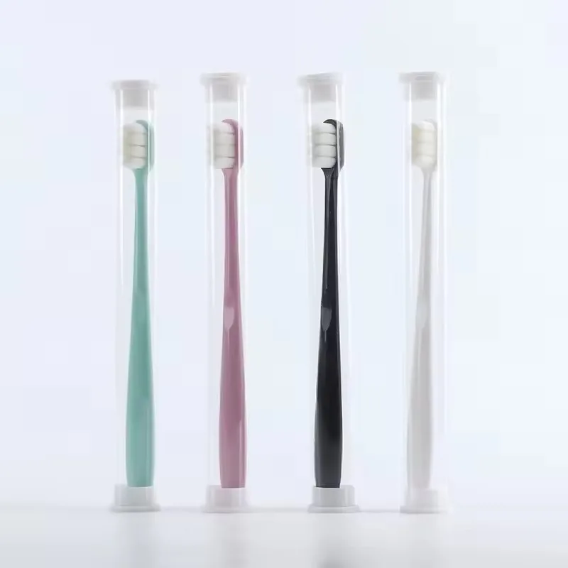 1/5 PCS Toothbrush with Box Ultra-fine Soft Dense Bristle Toothbrush Deep Cleaning Bristle Brush Oral Teeth Cleaning Tools