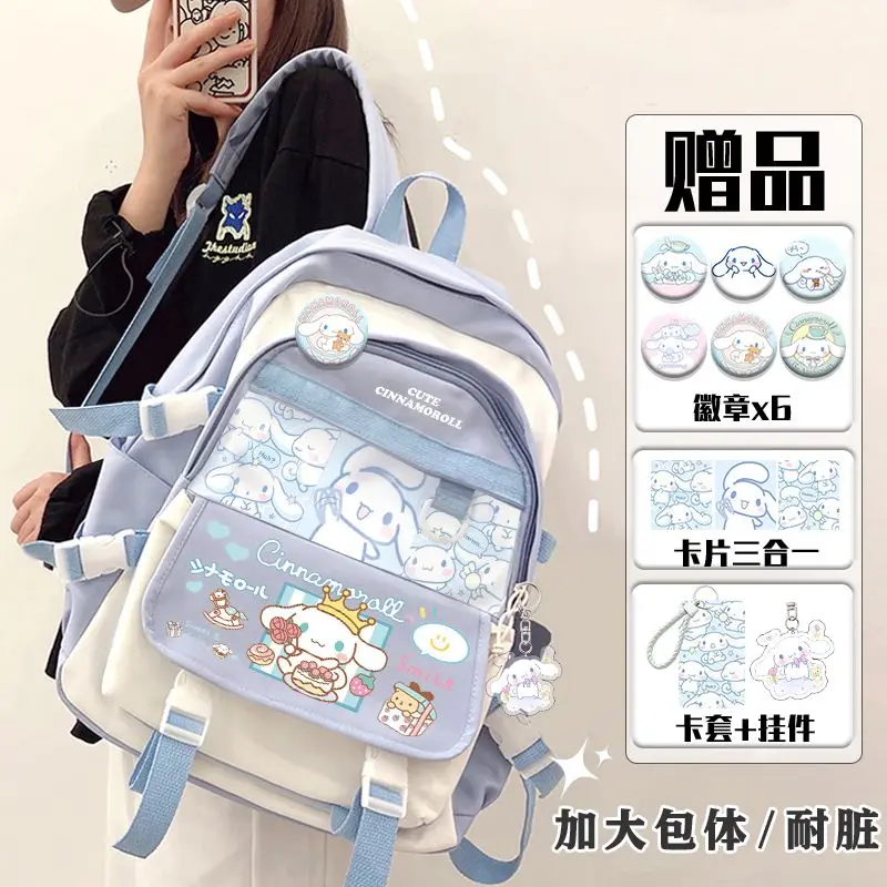 Imagem -06 - Sanrio Jade Hanging Dog Schoolbag Grande Capacidade Leve Ins Mori Mochila Todos os Jogos de Moda Unissex Novo