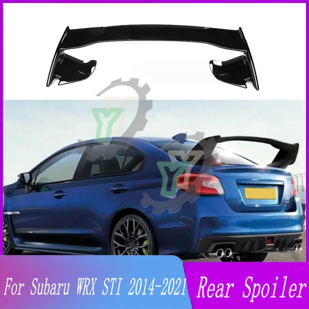 

ABS Plastic Rear Trunk Spoiler Lip Trim Car Styling For Subaru WRX STI 2014 2015 2016 2017 2018 2019 2020 2021