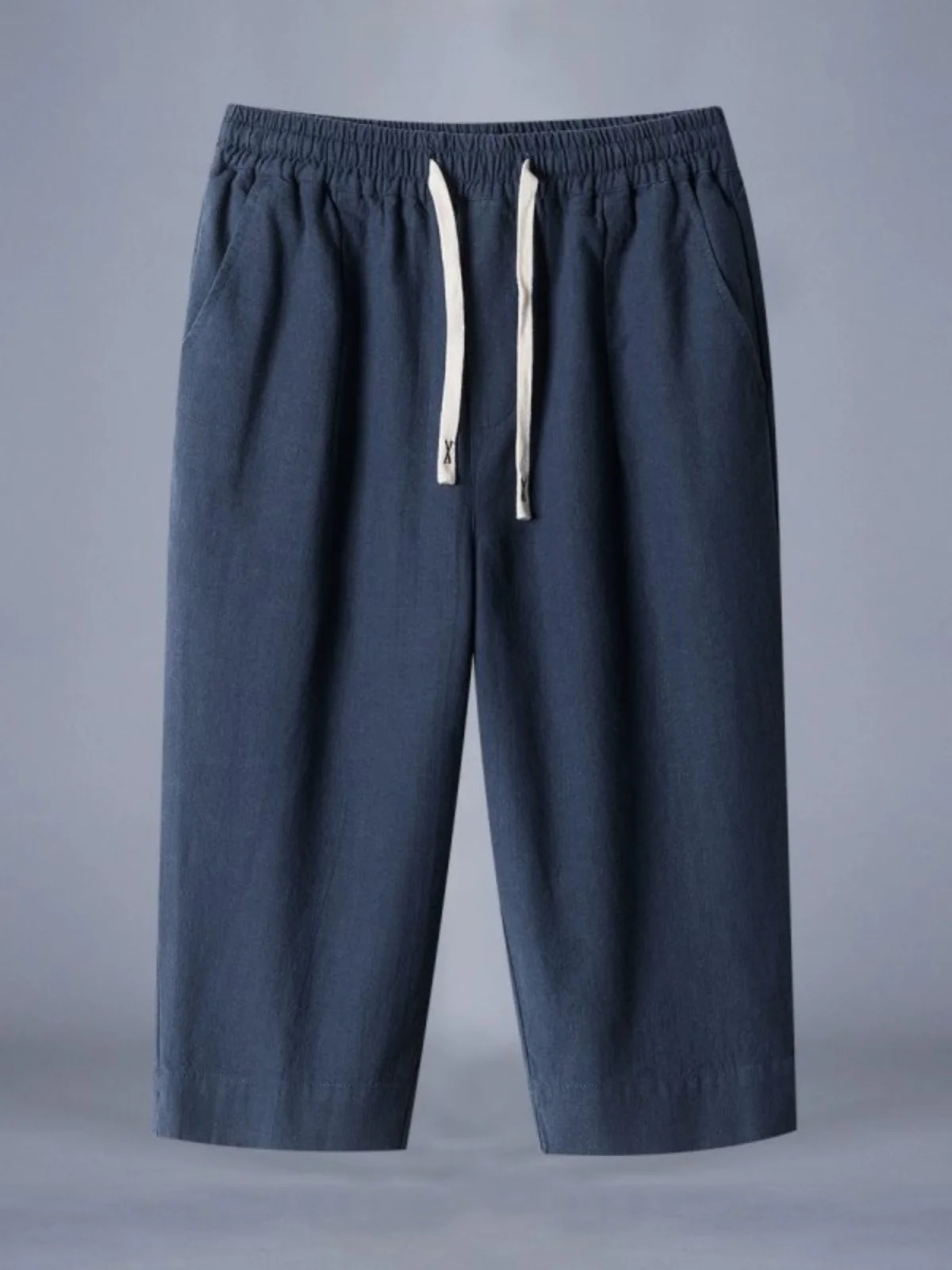 

Casual Linen Men's orts Summer Thin Loose Cotton Linen Seven-Quarter Length Youthful Vitali Sle in Various Colors