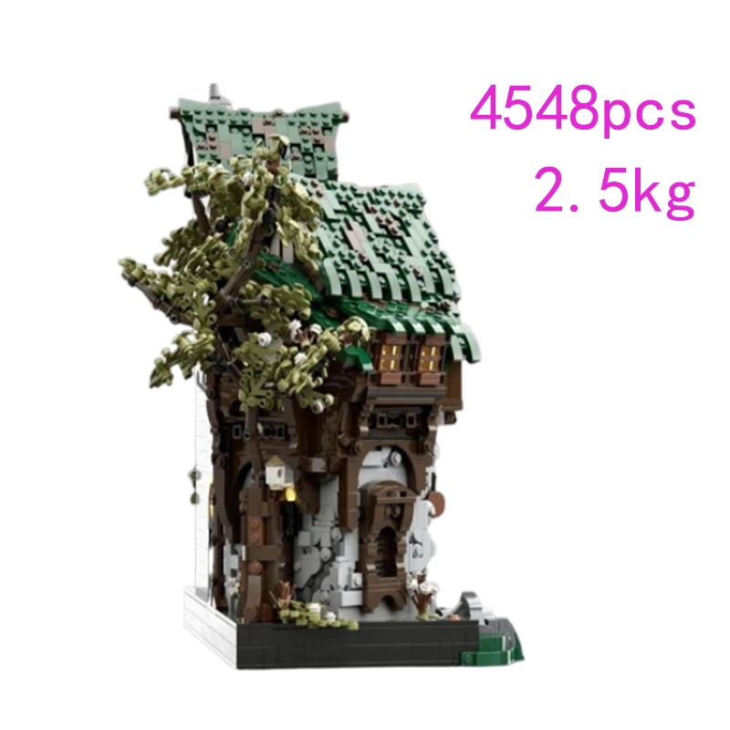 

MOC дерево лягушка лягушка мелкие частицы сборка строительные блоки креативный офисный стол декомпрессия модели животных игрушки подарки