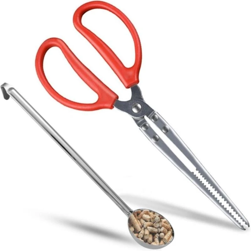 Space Saving Fireplaces Tool Set with Wide Capacity Ashes Spoon & Ergonomic Designing for Frequent Cleaning M4YD