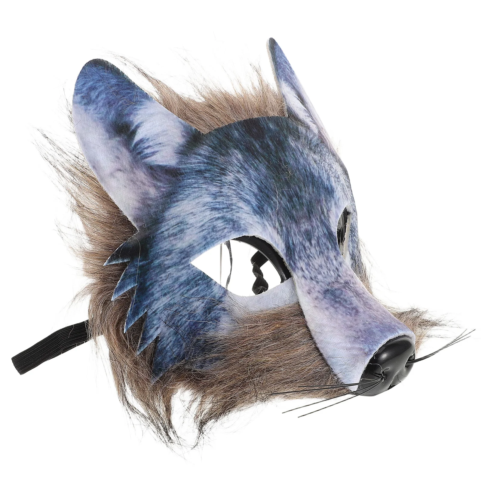 

Realistic Wolf Animal Mask Half Face Design for Adults Kids Halloween Birthday Carnival Festival Cosplay Party Supplies