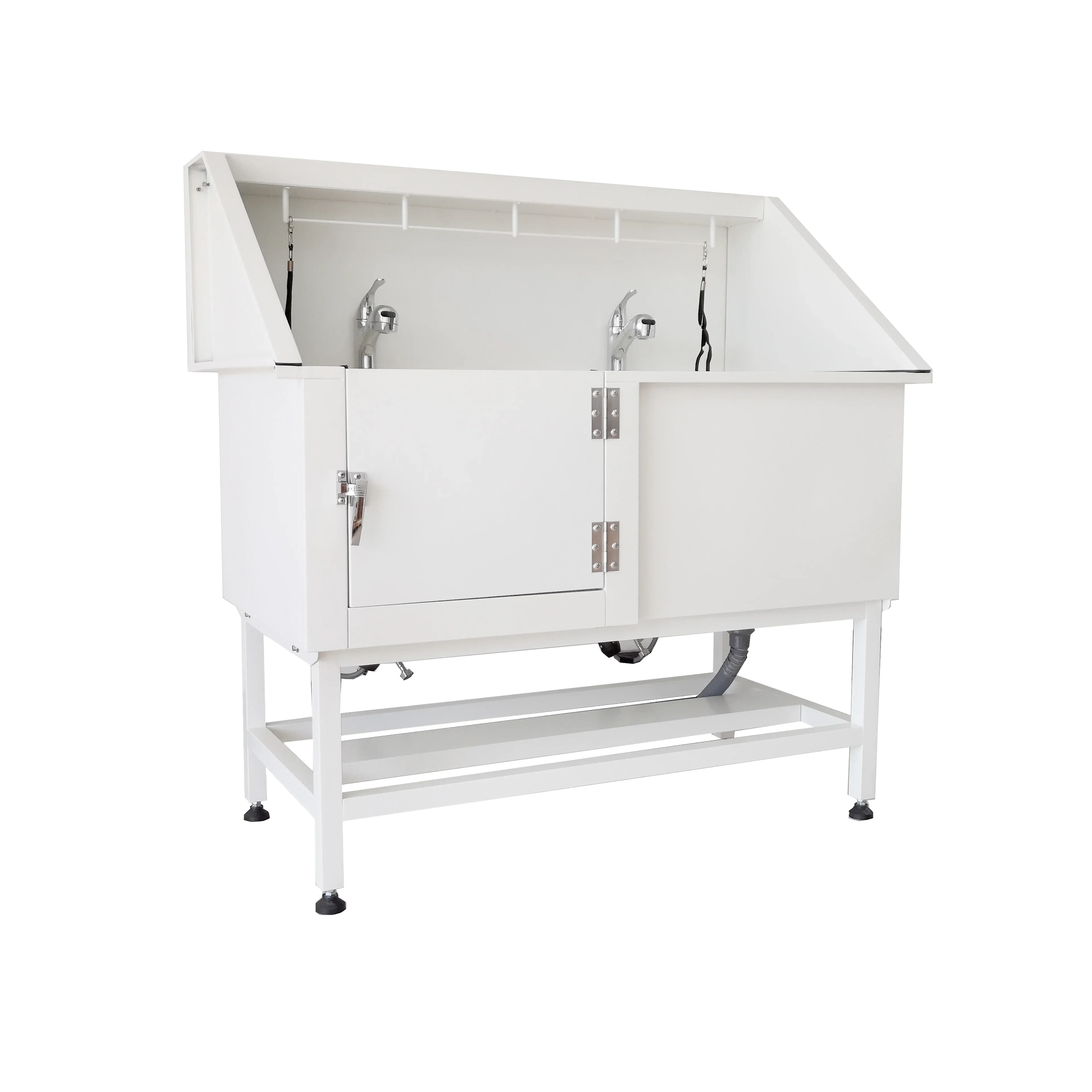 

LIZE Pet Bathtub Custom White Spray Stainless Steel Pet Bath Pool Dog Bath Tub Grooming Bath for Sale with Shower Head