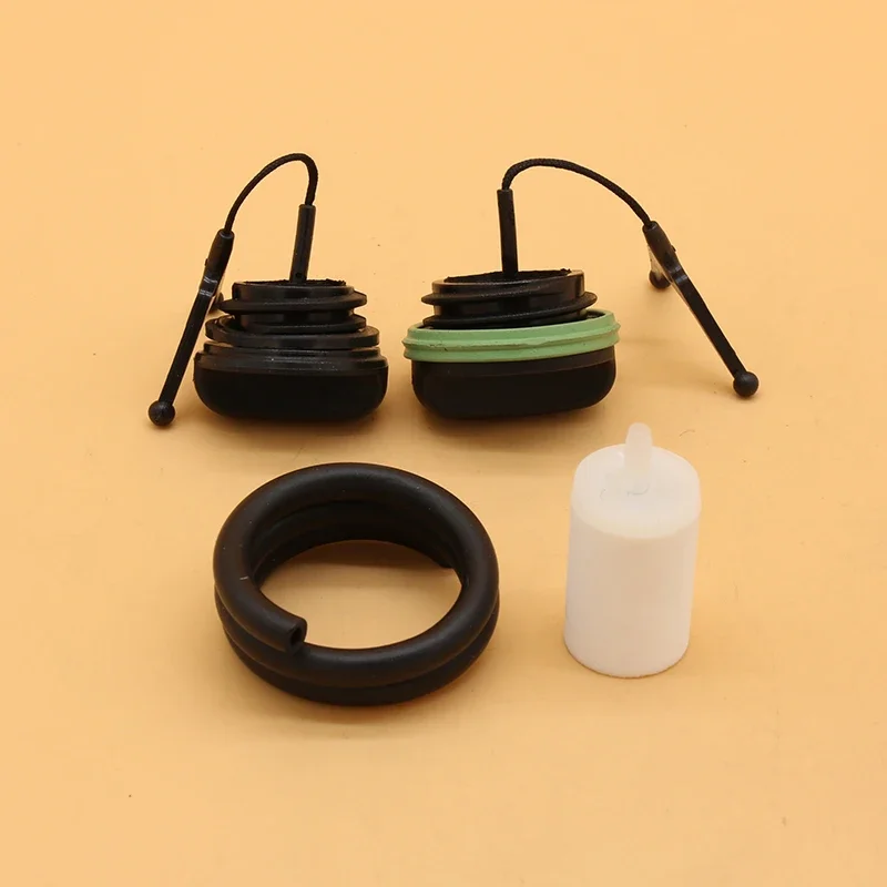 Fuel Oil Tank Cap Fuel Filter Fuel Hose For HUS 340 345 346XP 350 353 Garden  Chainsaw Replacement Spare Part  Package Con