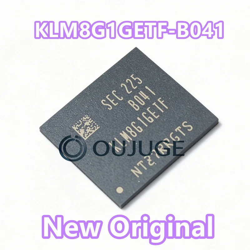 (1-20PCS)New Original genuine KLM8G1GETF-B041 FBGA-153 5.1 8G EMMC memory chip IC