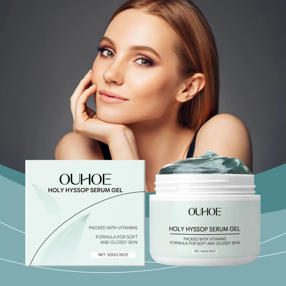 

OUHOE Night Moisturizing Essence Gel - Intense Hydration for Facial Skin, Nourishing, Daily Night Care for Dry