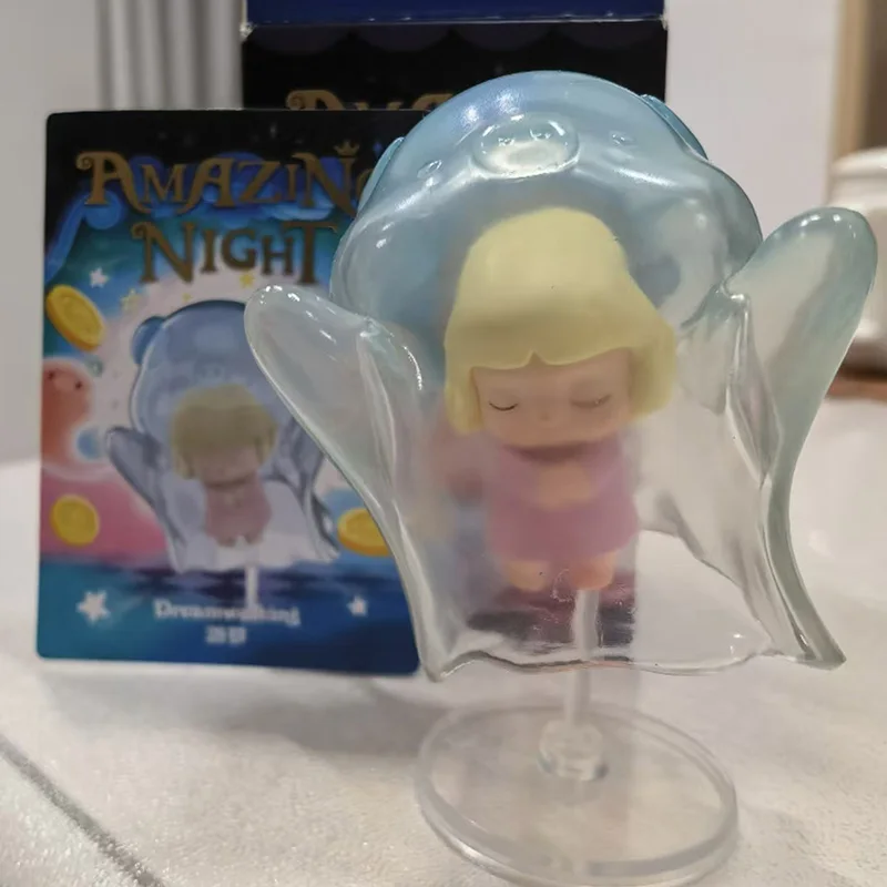 

Pop Mart Minicos Dream Amazing Night Series Original Blind Box Surprise Mystery Box Cute Anime Action Figure Ornaments Figurines