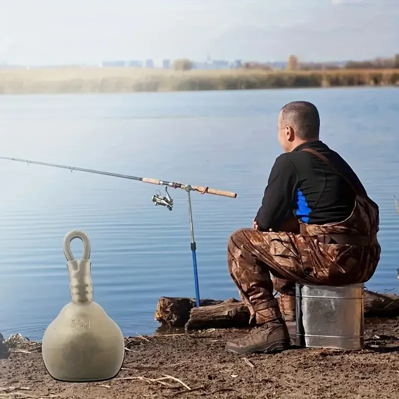 3/4 قطعة من أغطية الرصاص المطلية بالمطاط لصيد الأسماك الممتازة بالضغط المائي 14 جرام/28 جرام/52 جرام - أوزان مشبك أمان لسمك الشبوط وسمك السلور والمواصفات #5