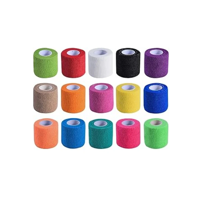 

Breathable Comfortable Self Adherent Elastic Wrap Bandage, Smooth Touch For Daily Body Surface Gentle Wrapping Care
