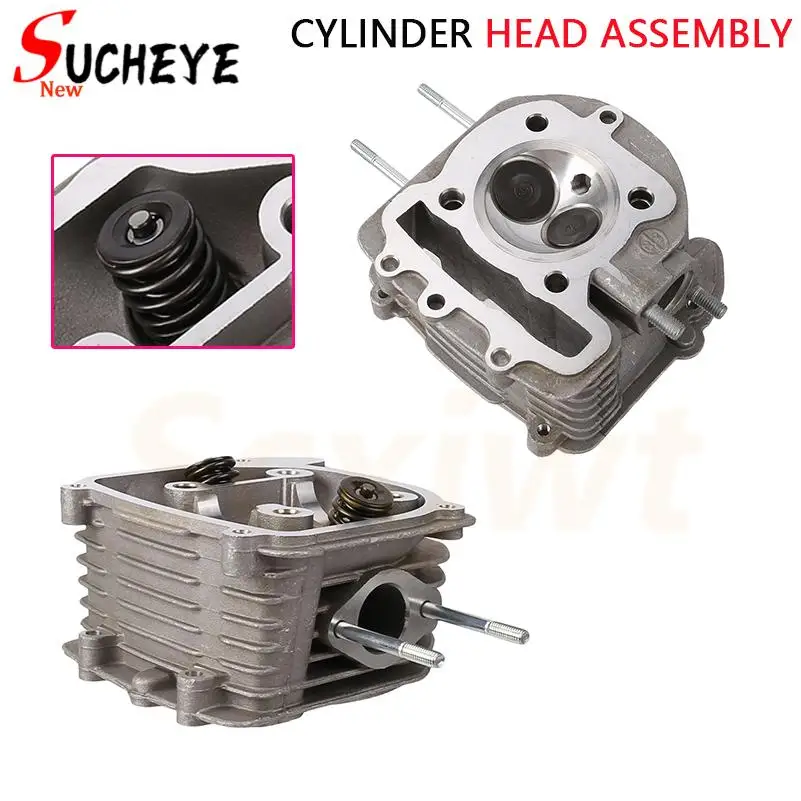 GY6 180cc Scooter Engine Rebuild Kit Cylinder Kit Cylinder Head assy for 4-stroke 157QMJ Moped Go-Kart ATV