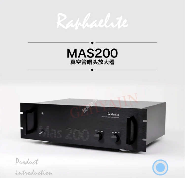 

The latest Rafael MAS200 vacuum tube cartridge amplifier, gallbladder amplifier, MM/MC balance/RCA output