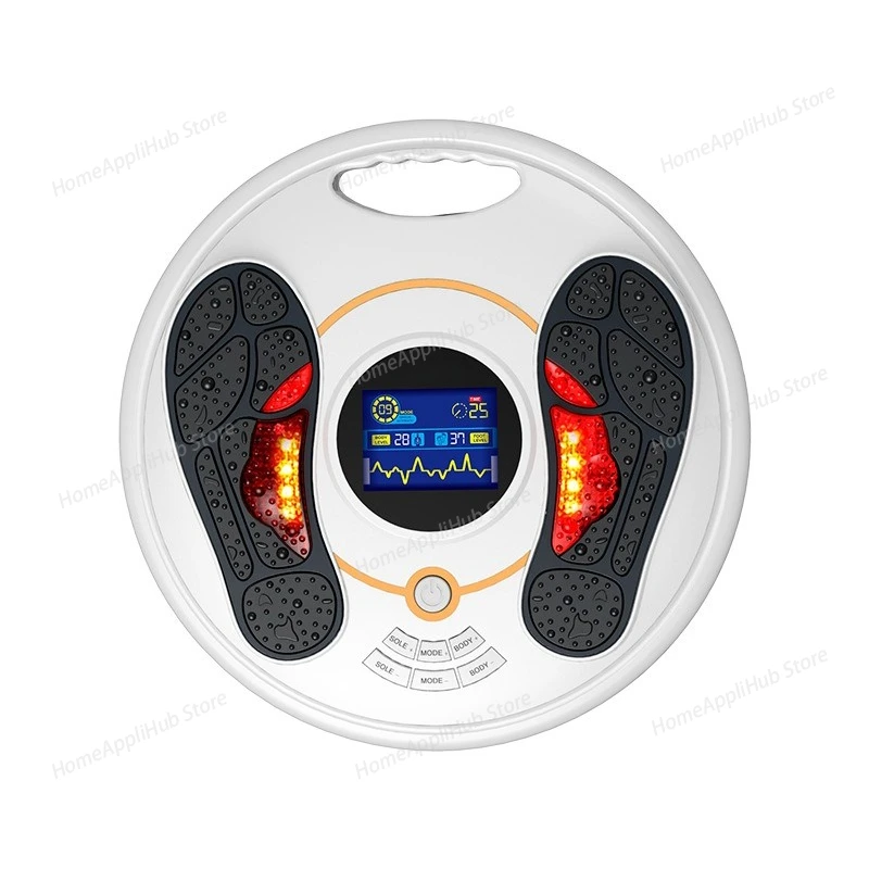 Rechargeable Electric Foot Pulse Massager with Automatic Remote - controlled Smart Kneading Function for Home Use massage mat
