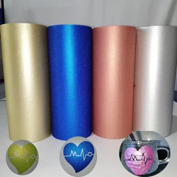 Glitter +Holographic Laser Permanent Vinyl Self-Adhesive Craft Sign Waterproof Sticker Lettering Film Cup Glass Decal Card