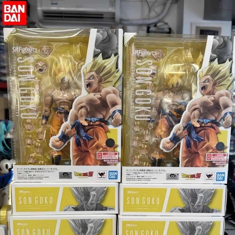 

In Stock Bandai Dragon Ball Z S.h.figuarts Shf Awakening Legendary Super Saiyan Goku 3.0 Anime Action Figure Toy Collector Gift