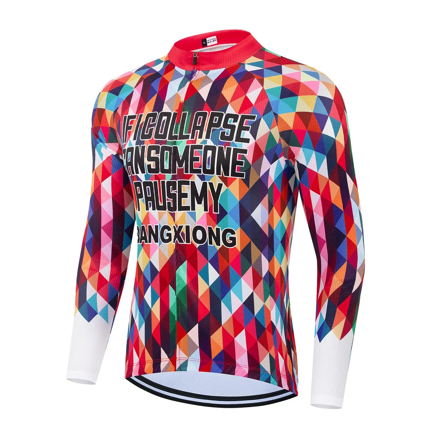 

2025 Spring Men's Bike Outdoor Sports Jacket Cashmere Warm Jersey Long Sleeve Winter Jacket Mountain Biking Long Cycling Jersey