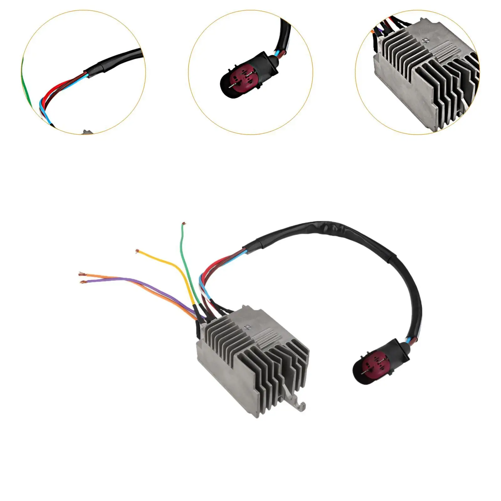 Resistenza motore ventilatore HVAC, accessorio per auto, 4F 0959501 G Pezzi di ricambio automobilistici sostituiscono 4F 0959501 A 4F 0959501 E per A6 Quattro