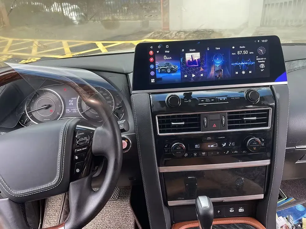 RoadNavi 16.2'' Android 12 Car Radio Multimedia Player for Patrol Y62 QX80 Upgrade 2023 Wireless Charging Carplay 4G 360