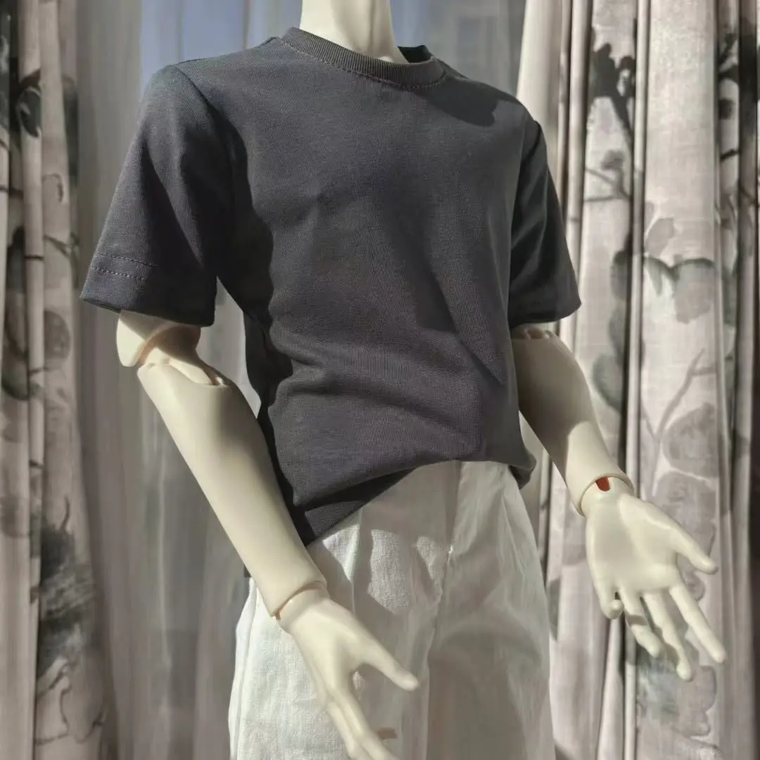 1/4 1/3 roupas de boneca para 45/70/75cm masculino bjd boneca jogar casa manga curta regata vestir-se menina brinquedos boneca acessórios, sem boneca