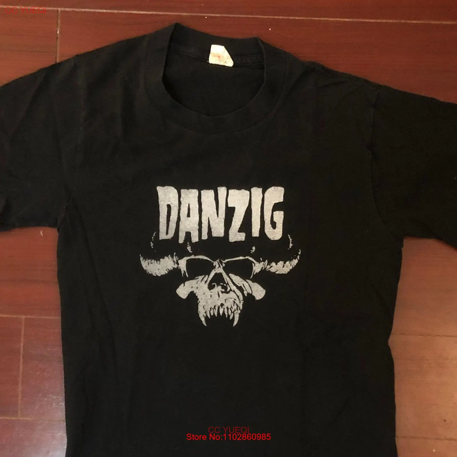 Винтажная Футболка Mid 90-х с логотипом Danzig - Skull