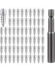 100pcs Non-Slip Tire Anti-Skid Spikes Wheel Nails Tire Boltsbolts Shoe Cleats for Car ATV Winter Emergency