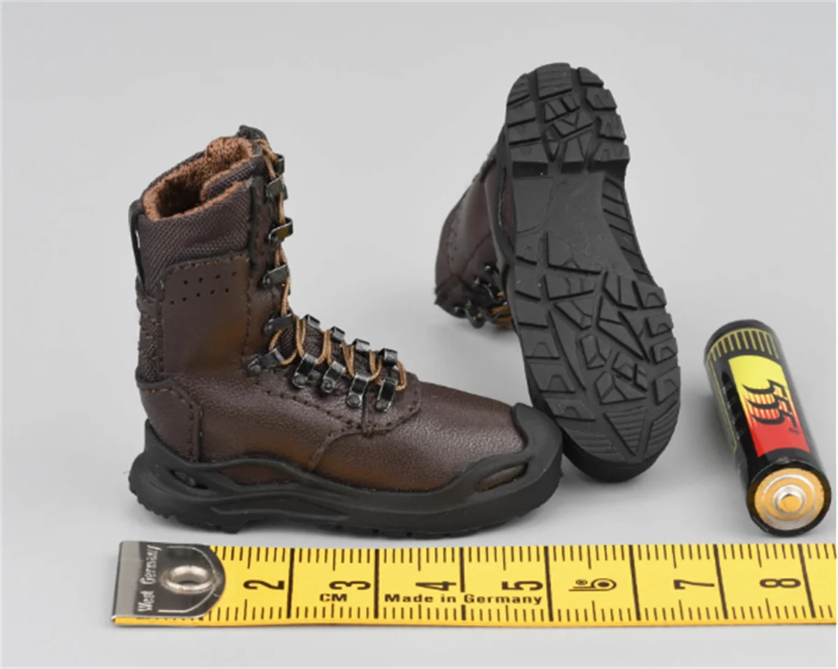 Botas de combate a escala 1/6, bandera 1:6 FS 73053, zapatos de soldado, juguetes aptos para figuras de acción de 12 ", muñecas de juguete