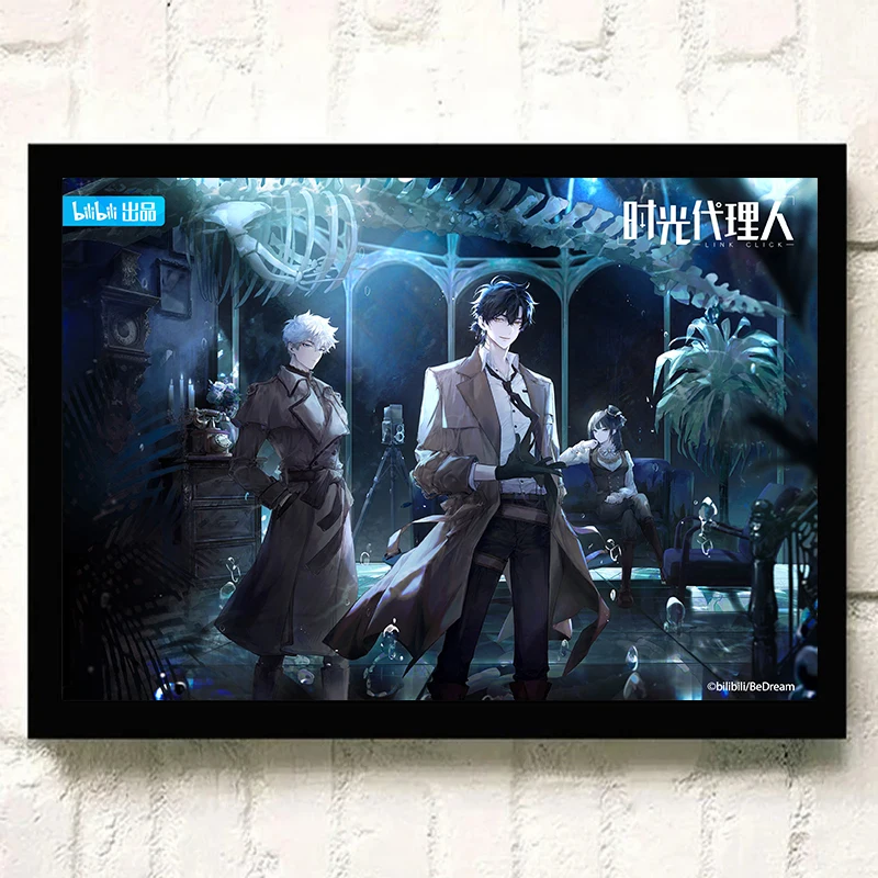 Link-Click 2023 New Anime Poster Chinese anime Canvas printing Poster wall art decoration painting For Home Bedroom decoration