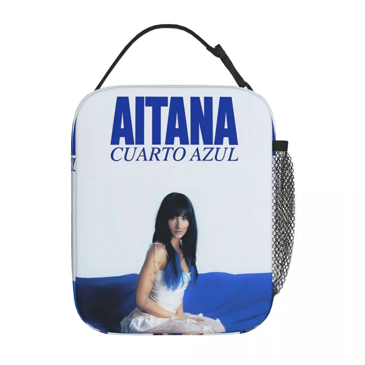 Aitanaed Insulated Lunch Bag Thermal Bag  Lunch Container Cuarto Azul Tour High Capacity Tote Lunch Box Food Handbags College