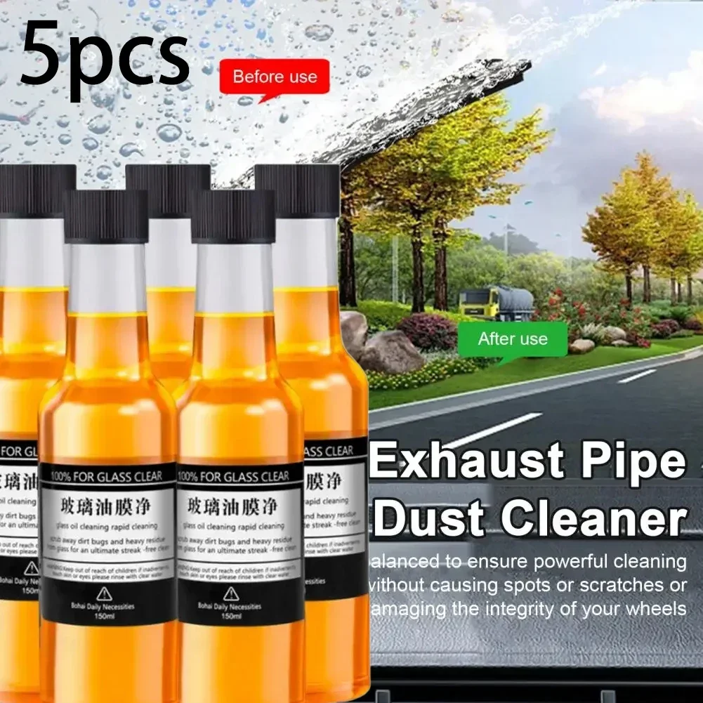 

5pcs Car Windshield Oil Film Remover - Long-Lasting Protection with Sponge for Auto/Motorcycle