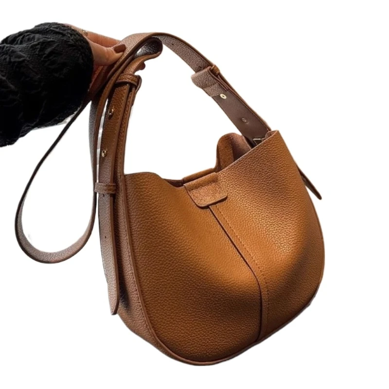 High Quality and High Appearance Level New Fashion Single Shoulder Crossbody Bag Advanced Explosive Women's Bucket Bag Handbags