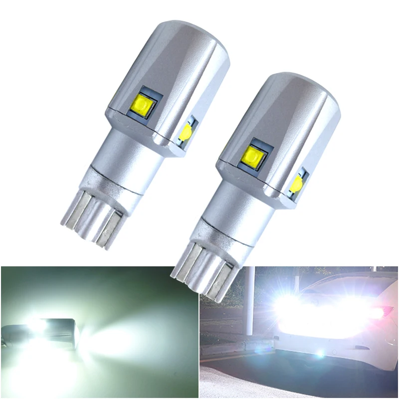 

2Pcs High Power T15 LED Lamp Light W16W LED Canbus No Error 912 921 Bulb Car Backup Reverse Light Auto Lamp 6000K White