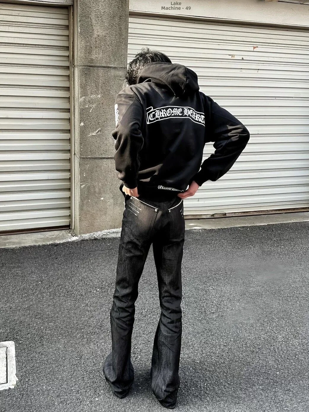 American Original Jeans 13 Ounces Four Line Narrow Embroidery Special Commute Micro Flare High Waist Versatile Commuter Jeans