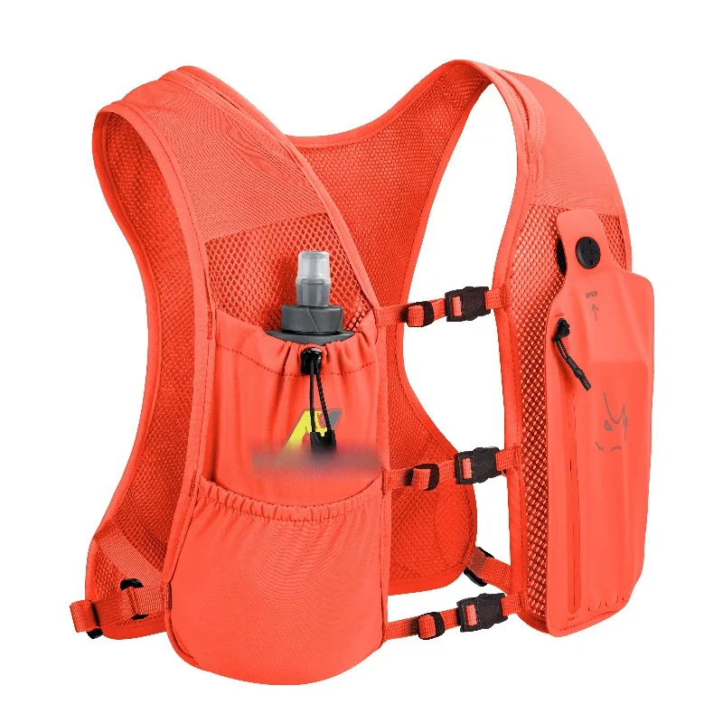 

Lightweight Adjustable Multi-Pocket Hydrating Backpack with Magnetic Phone Case Running Vest