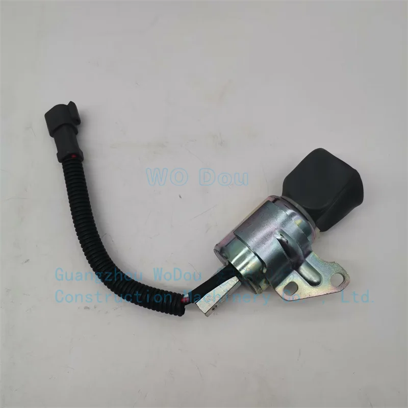 Suitable for Komatsu PC18 excavator 1756ES-12SUC1B1S5 oil shut-off valve switch 1G386-60013 shut-off solenoid valve 12V