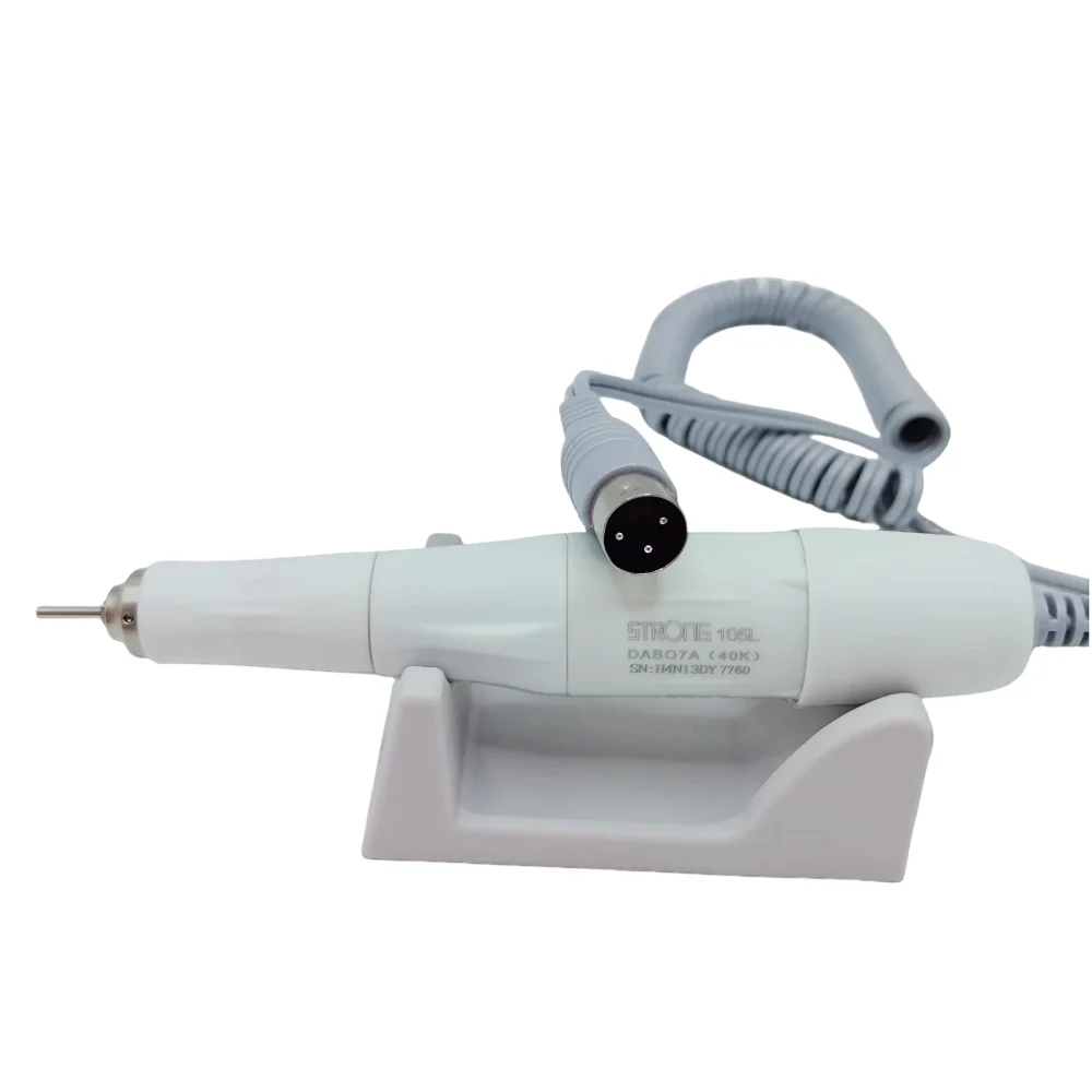 Caneta broca de unha 40k 105l, micromotor branco, peça de mão de polimento para máquina de manicure elétrica dental forte 210 90 204 207b