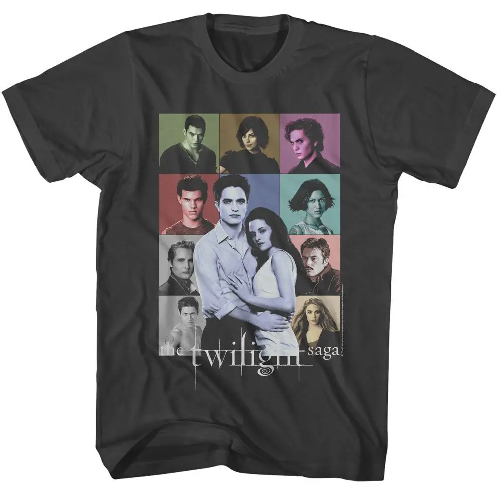 Twilight Cast Photos Smoke Adult T Shirt