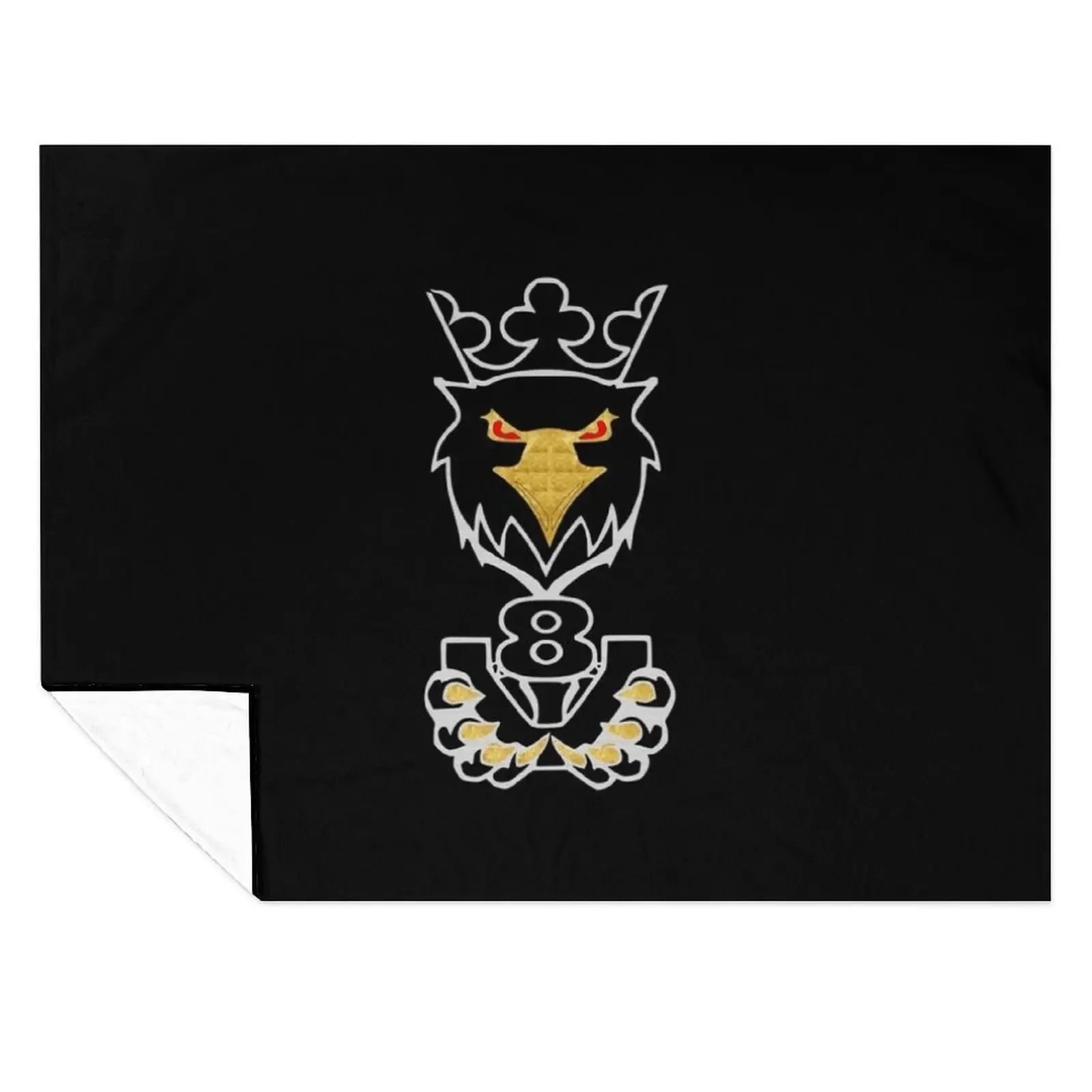

V8 Griffin King of the road Brushed Slver Throw Blanket Furrys Blankets For Bed Bed Fashionable Soft Plush Plaid Blankets