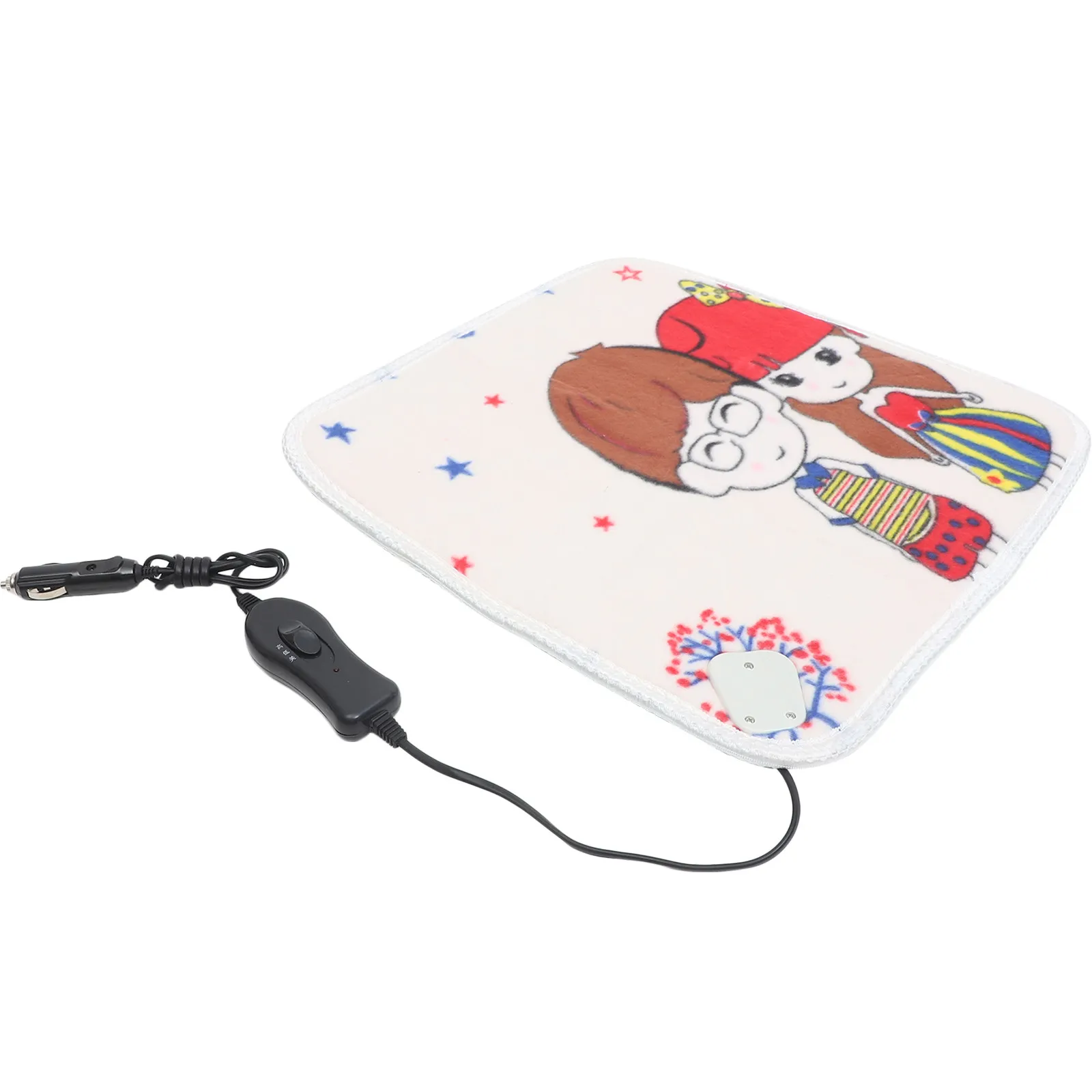 

12V Heated Seat Cushion for Car and Pets Fast Heating Adjustable Temperature Winter Warm Pad Car Seat Heater