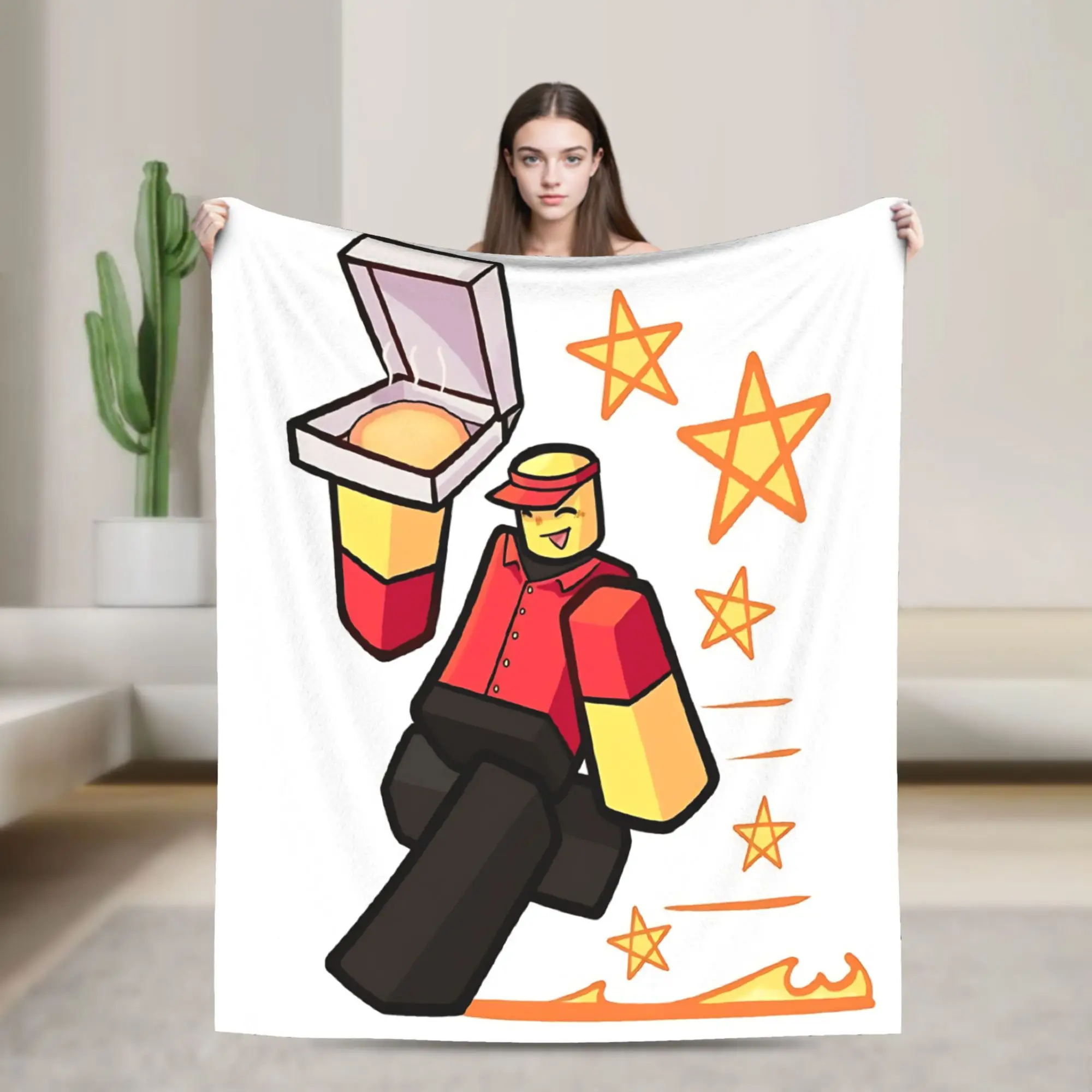 Elliot Work at a Pizza Place Forsaken Blanket  Camping Flannel Throw Blanket For Outdoor Warm Soft Custom DIY Quality Bedspread