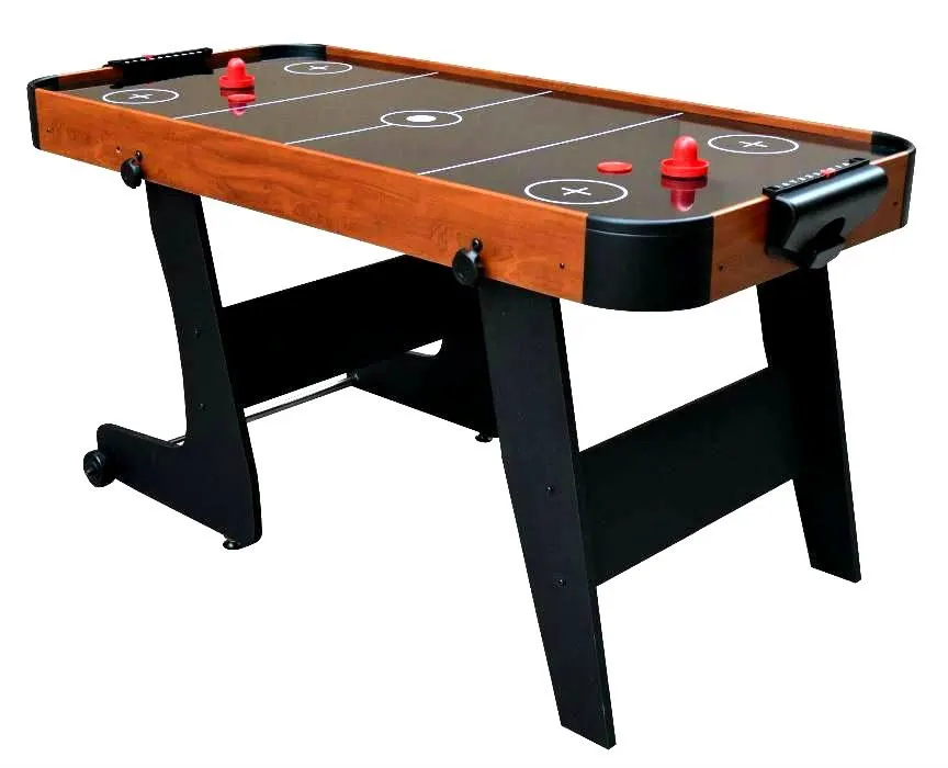 Indoor Family Games Entertainment Foldable 6FT 7FT MDF Electric Air Hockey Table Folding Legs