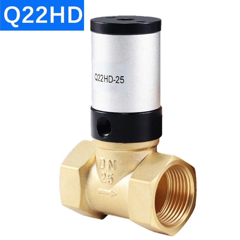 Q22HD DN15/20/25/32/40/50 Fluid Air Control Valve Brass Valve Body Air Control Valve Pneumatic Control Valve