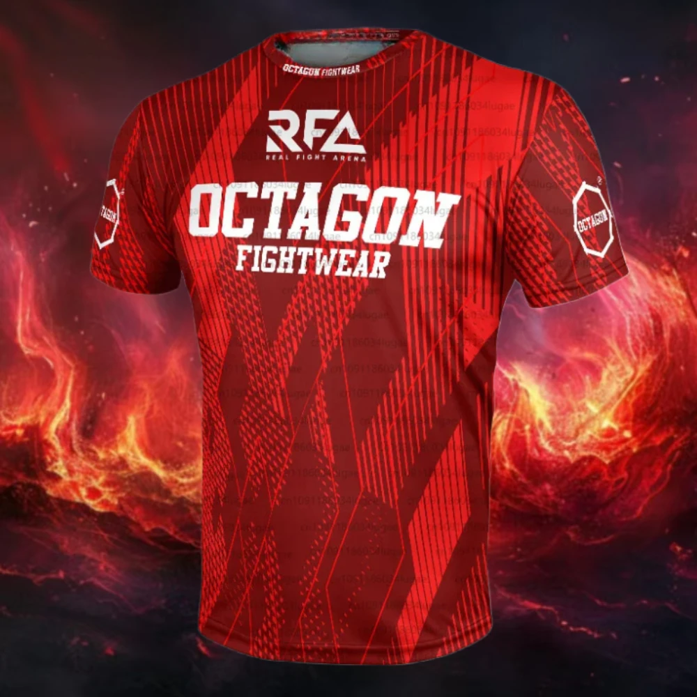 

Летний веер с восьмиугольником; детская дышащая сетка унисекс с 3D принтом и круглым вырезом, впитывающая пот, повседневная футболка с короткими рукавами