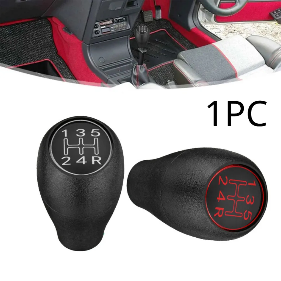 

Auto Lever Shifter Handle Knob Decor 5 Speed Car Gear Shift Knob Trim Car Accessories Interior For Peugeot 504 505 309 205 GTI