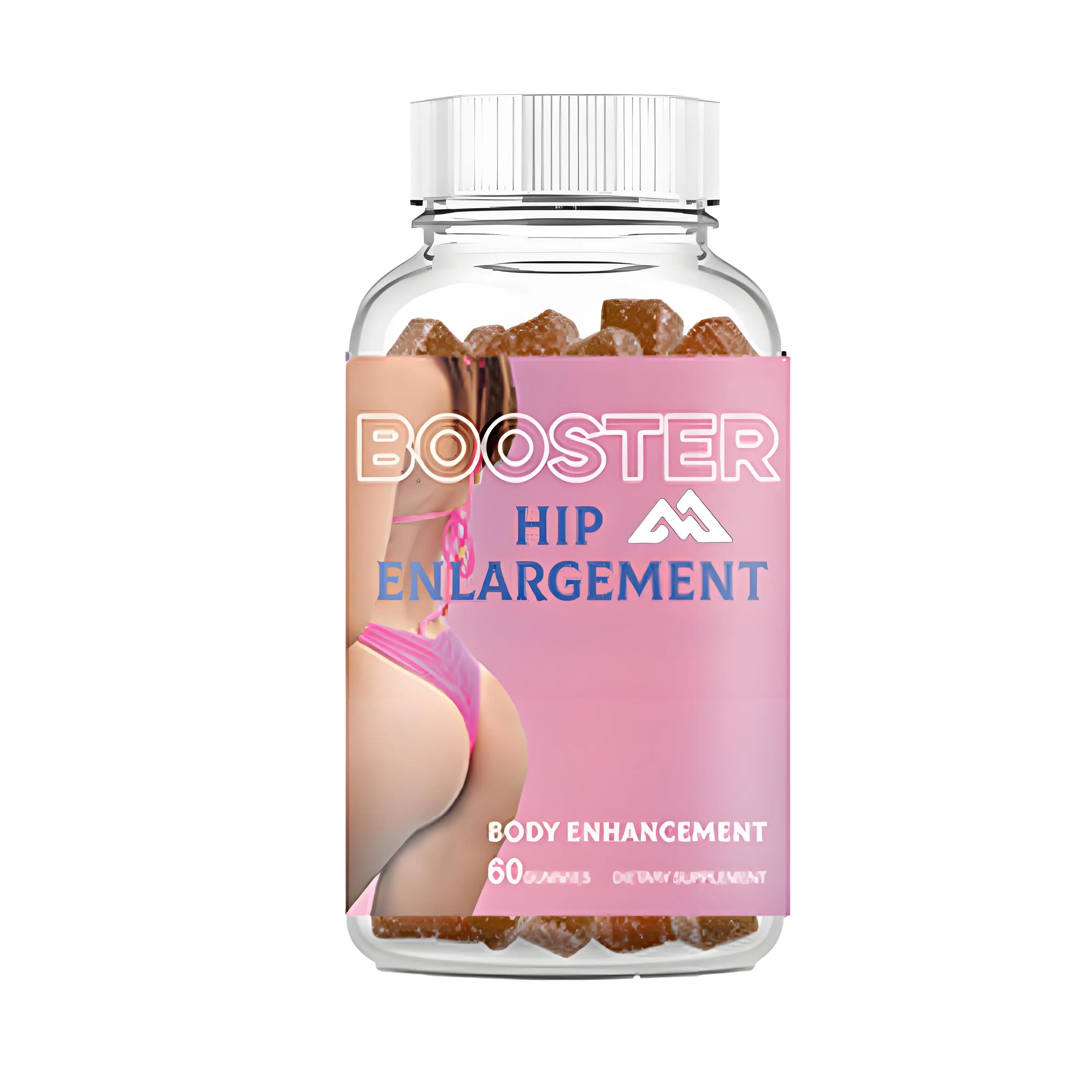 

Natural hip strengthening supplement, with a curved shape and maximum gain that tightens and enhances 60 vegetarian gummies