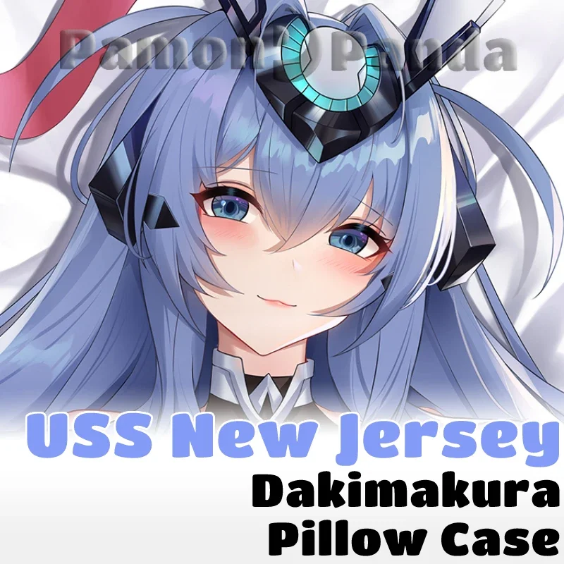 

USS New Jersey Dakimakura Azur Lane Full Body Pillow Case Sexy Hugging Cushion Cover Pillowcase Home Otaku Bedding Decor Gift