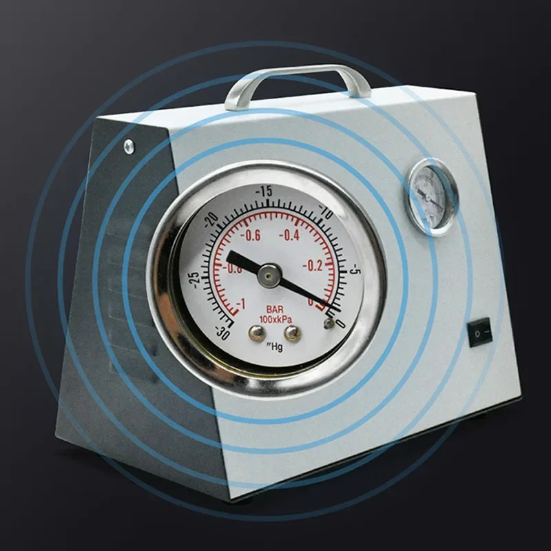 Pompe à vide à membrane sans huile, pompe à air de laboratoire portable, filtre d'aspiration, pression positive et négative
