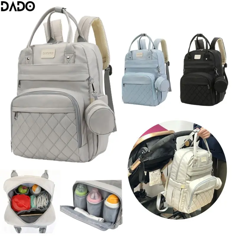 Borsa per pannolini Zaino multifunzione da viaggio per la maternità del bambino che cambia Grande capacità impermeabile Regalo elegante per le mamme